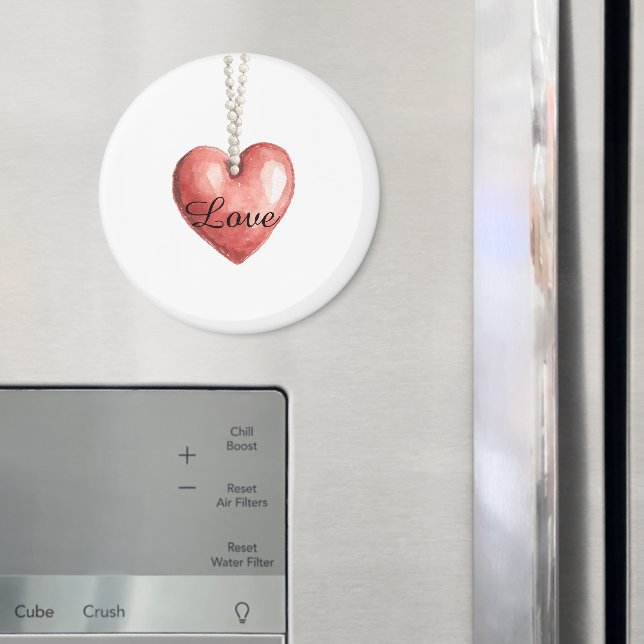 Íman Colar de Coração Vermelho (In Situ (Fridge))