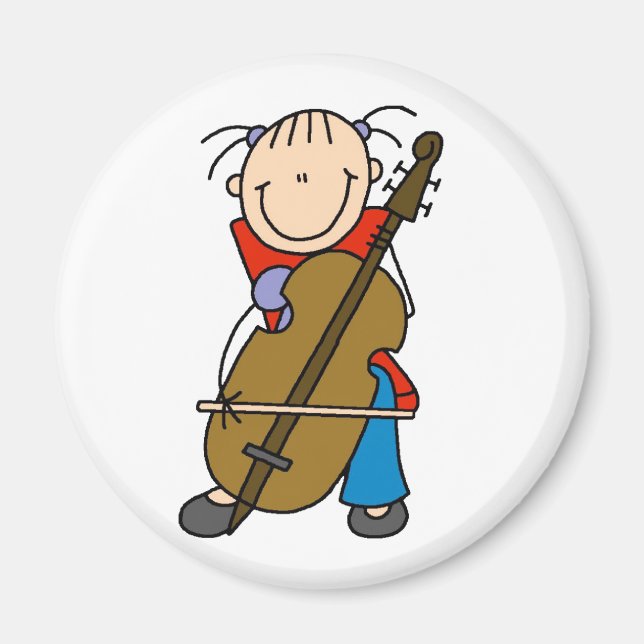 Íman Colar Figura Cello Magnet (Frente)