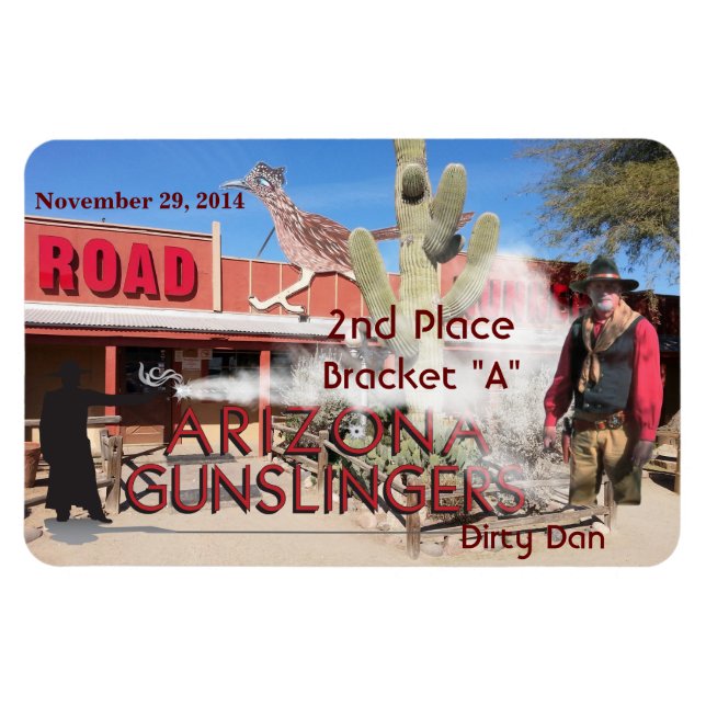 Íman Colchete de Salão do Roadrunner Um Lugar De segund (Horizontal)