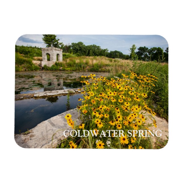 Íman Coldwater Primavera Park, Pond, Springhouse (Horizontal)