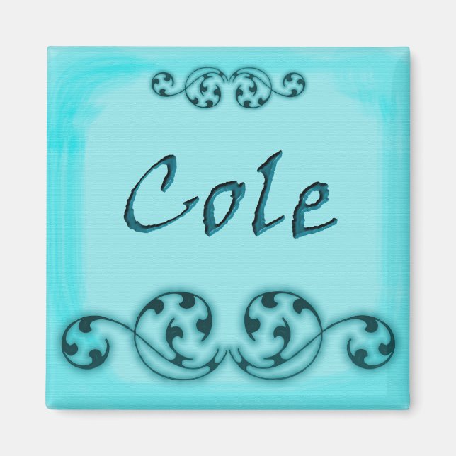 Íman Cole Magnet Ornamental (Frente)