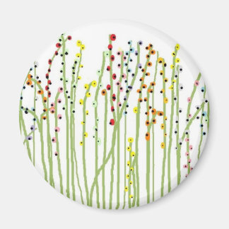 Íman Coleção Branca "FLORES DE PRIMAVERA"