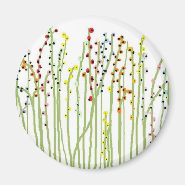 Íman Coleção Branca "FLORES DE PRIMAVERA" (Frente)