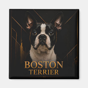 Íman Coleção Clássica Americana Boston Terrier