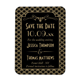 Íman Coleção de Casamentos Art Deco Gatsby, de 1920