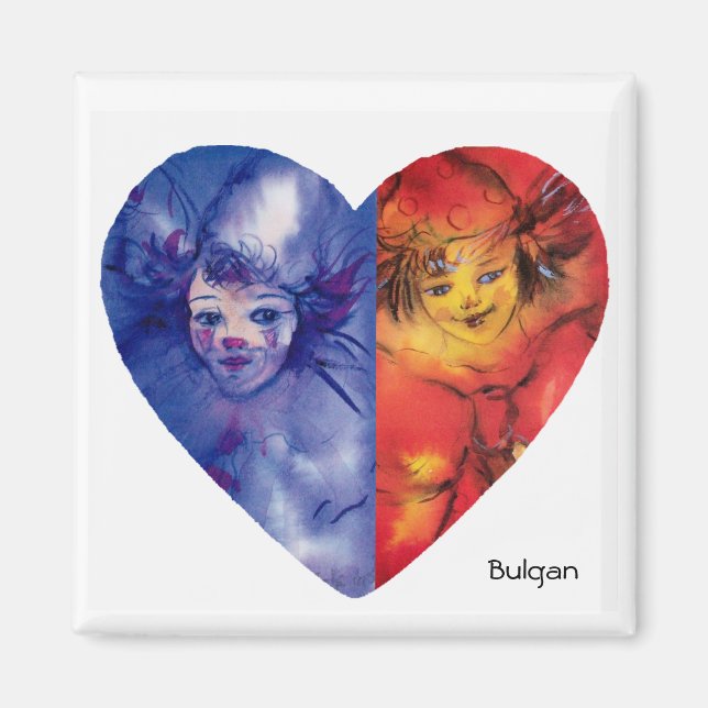 Íman COLEÇÃO DE CLOWNS/Bola de Masquearde Venetia (Frente)