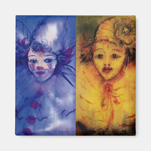 Íman COLEÇÃO DE CLOWNS/Bola de Masquearde Venetia (Frente)