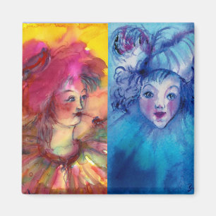 Íman COLEÇÃO DE FLORES / Bola Masquearde Veneziana