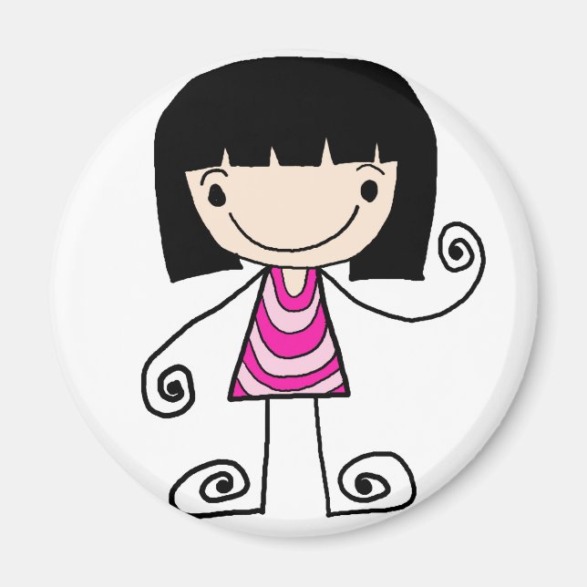 Íman coleção de meninas (Frente)