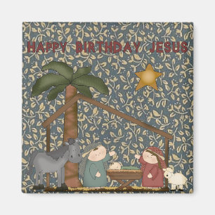 Íman Coleção de Natal Natividade Bebê Jesus Magneto