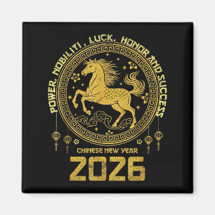 Íman Coleção do Ano Novo Lunar 2026 Zodíaco Cavalo