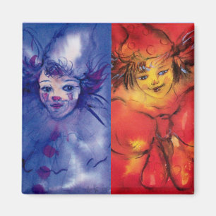 Íman COLEÇÃO dos PALHAÇOS/bola Venetian de Masqueard