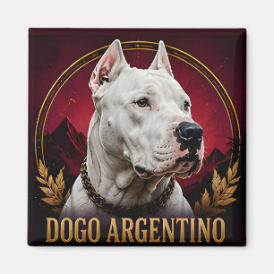 Íman Coleção Elite Coragem Dogo Argentino