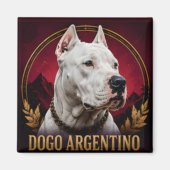 Íman Coleção Elite Coragem Dogo Argentino (Frente)