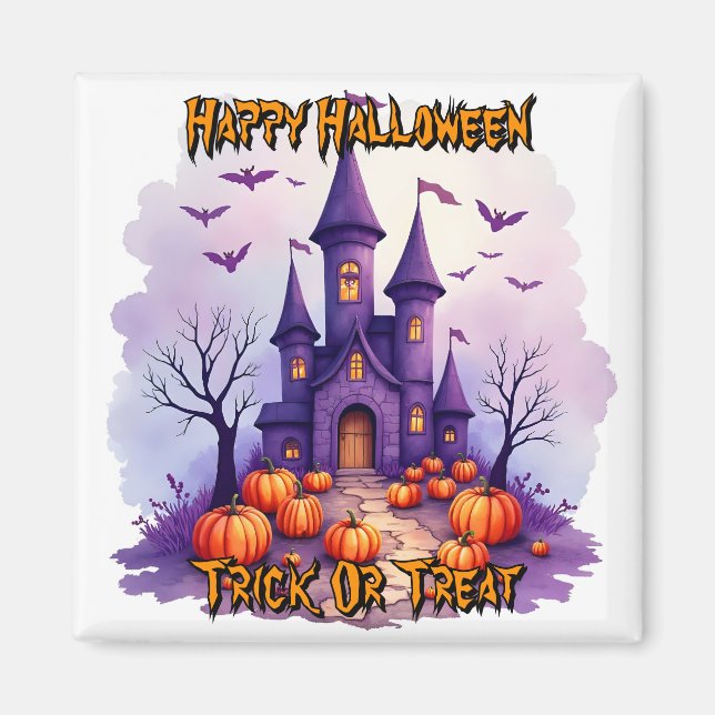 Íman Coleção Moderna de Halloween Assustadora e Fofa (Frente)