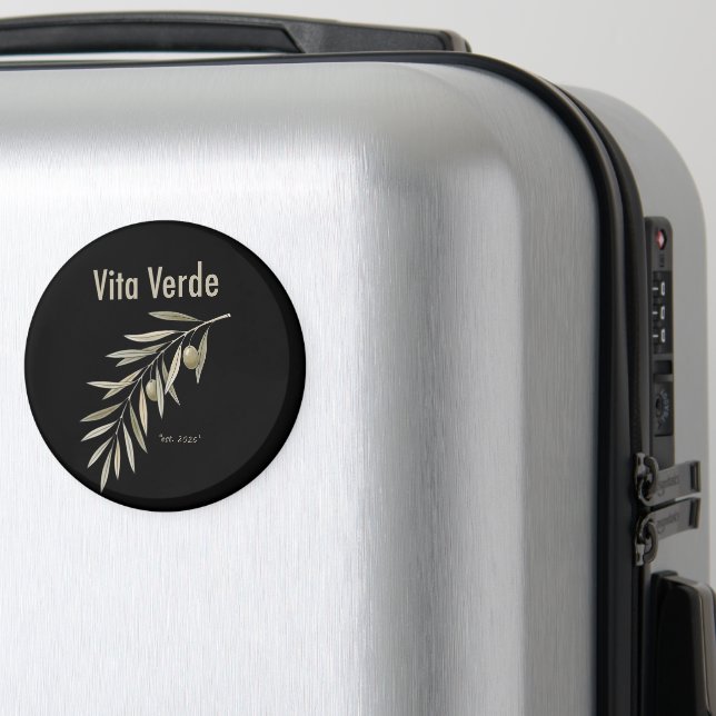 Íman Coleção Vita Verde Preta (In Situ (Luggage))