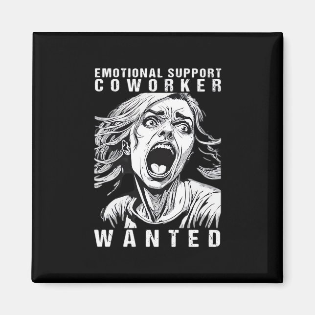 Íman Colega de Ajuda Emocional - Esvaziamento de Escrit (Frente)