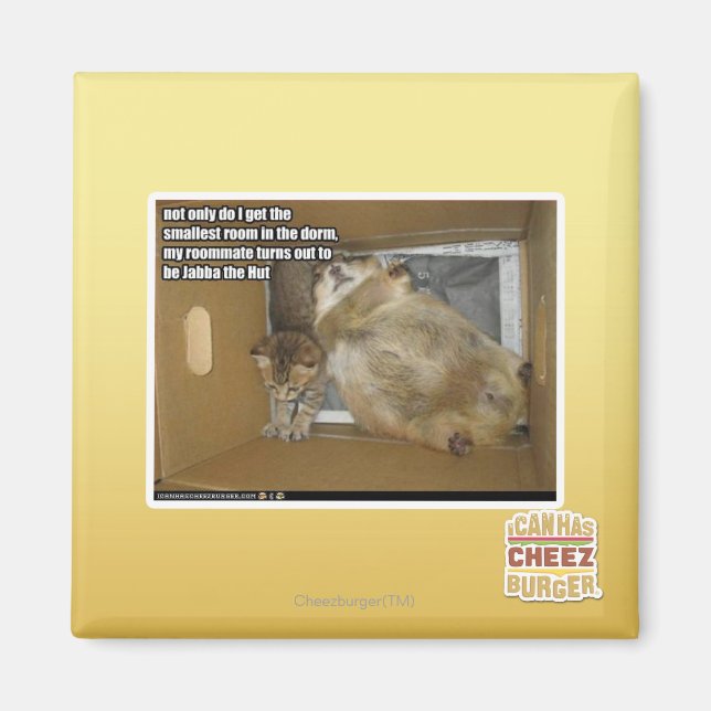 Íman Colega de quarto de gordura (Frente)