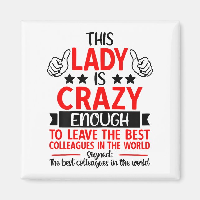 Íman Colega de Trabalho se Despedindo, Colega de Trabal (Frente)