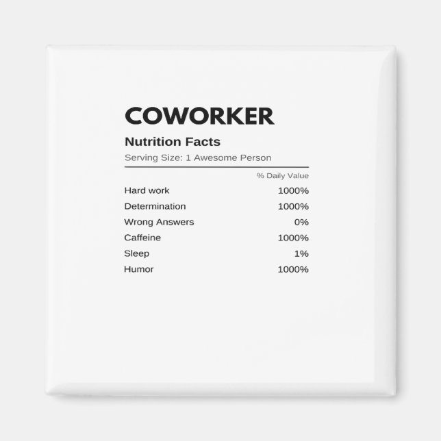Íman Colegas e colaboradores Fatos Nutricionais Engraça (Frente)