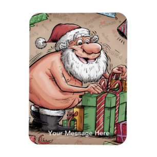 Íman Coletânea Divertida do Papai Noel Safado de Natal
