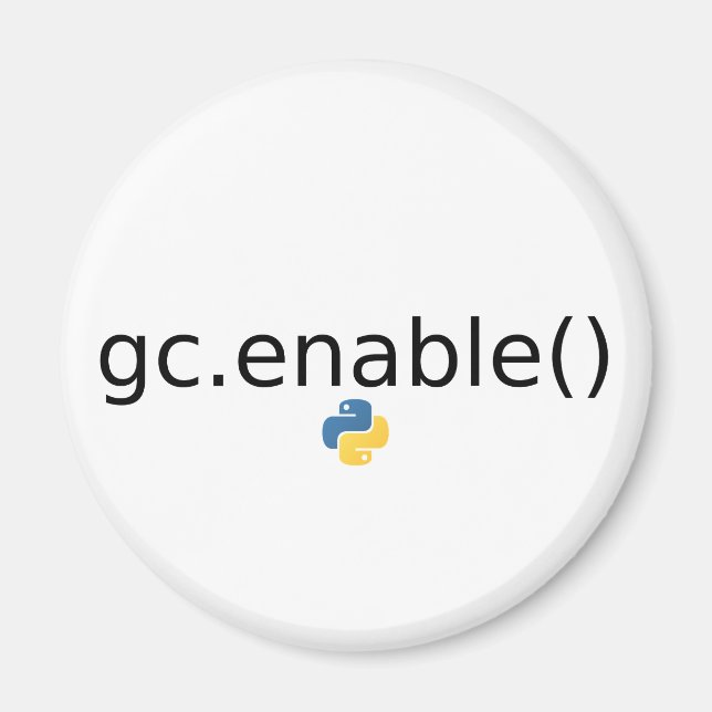 Íman coletor de lixo python (Frente)