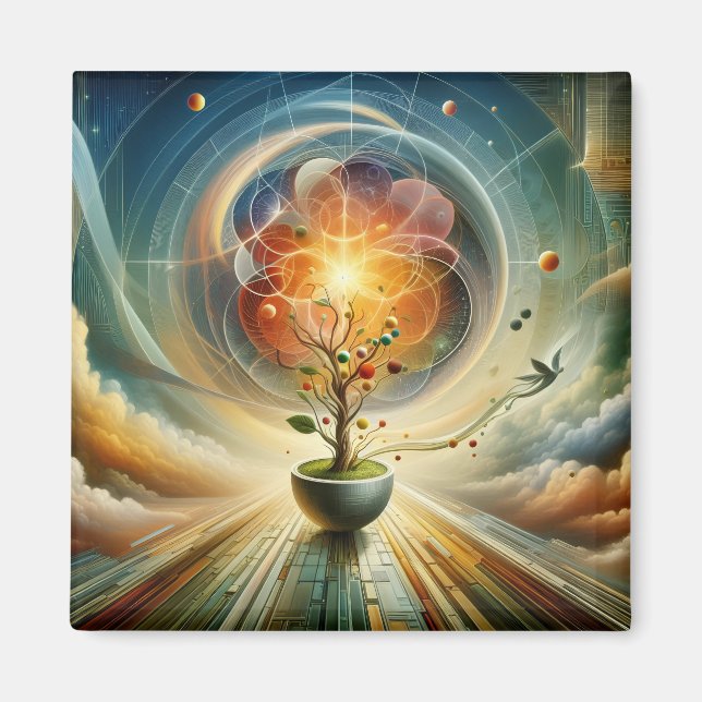 Íman Colheita Celestial (Frente)