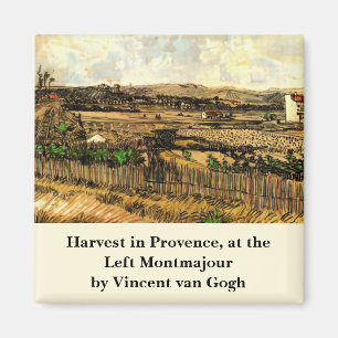 Íman Colheita em Provence Montmajour por Vincent van Go