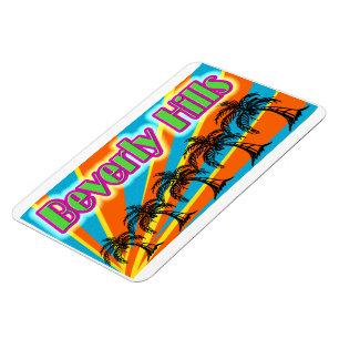Íman Colinas 5 Palm Trees Magnet