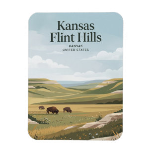 Íman Colinas de Flint do Kansas