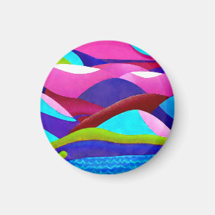 Íman Colinas oceânicas coloridas