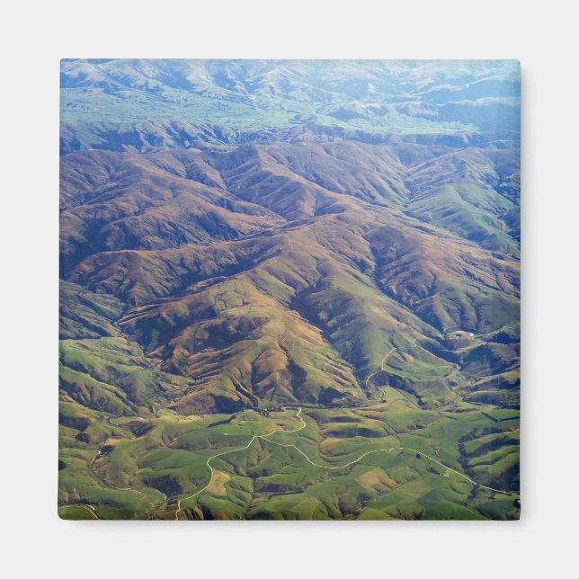 Íman Colinas rolantes na região sudoeste da Nova Zelând (Frente)