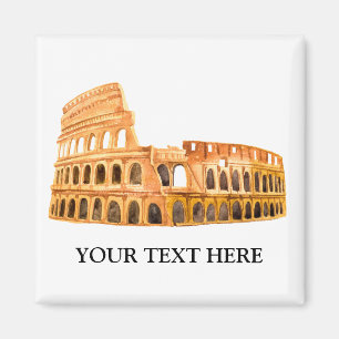 Íman Coliseu Roma, Itália Personalizada Design