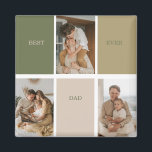 Íman Collage Photo Modern Best Pai Alguma Vez Gift<br><div class="desc">O melhor Pai de sempre para o Collage Photo Modern é uma forma perfeita de mostrar sua apreciação pelo seu pai. Este presente consiste em uma colagem de fotos de estilo moderno, que inclui múltiplas fotos de você e seu pai, destacando os momentos especiais e as memórias que você compartilhou...</div>