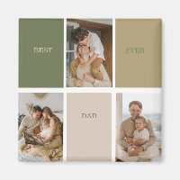 Collage Photo Modern Best Pai Alguma Vez Gift