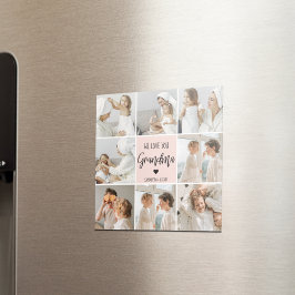 Íman Collage Photo Pink Nós Te Amo Avó Melhor Presente