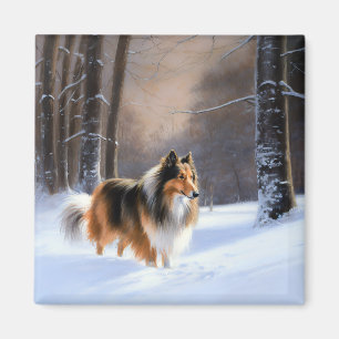 Íman Collie, deixa nevar o Natal