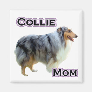 Íman Collie Mãe 4 - Magnet