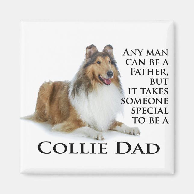 Íman Collie Pai Magnet (Frente)