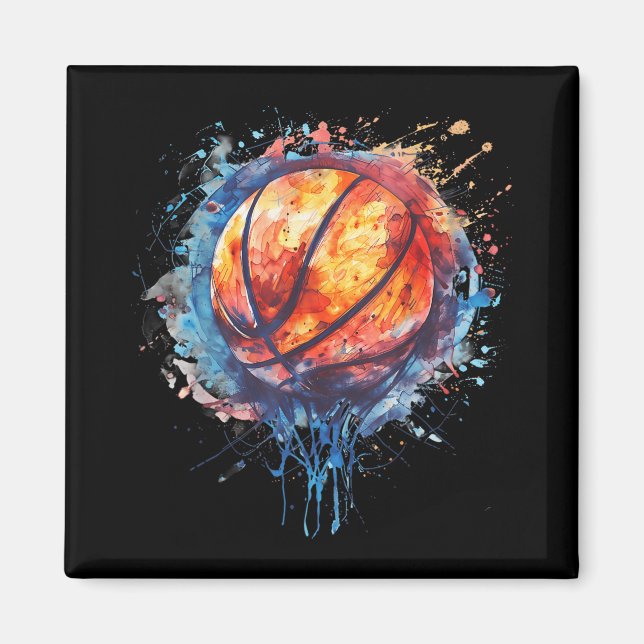 Íman Colo de basquete de Trabalho de arte de Basquete c (Frente)