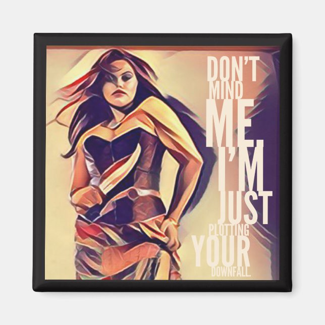 Íman Colocando sua queda (Frente)