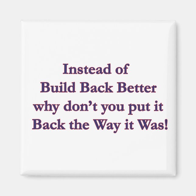 Íman Colocar De Volta (Frente)