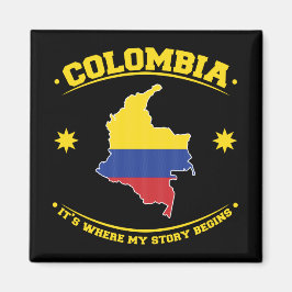 Íman Colômbia Bandeira Colombiana Orgulho do Patrimônio