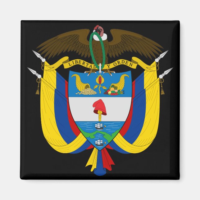 Íman colombia emblem (Frente)