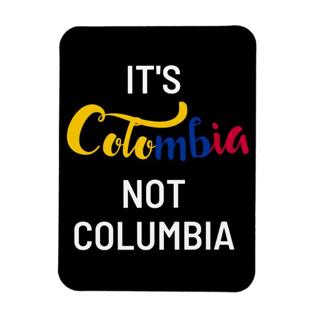 Íman Colômbia não Columbia Engraçado Nacional (Vertical)