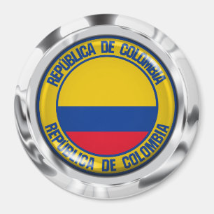 Íman Colômbia Round Emblem