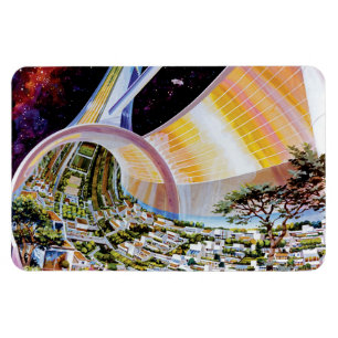 Íman Colônia de Habitat da Estação Espacial Torus Conce