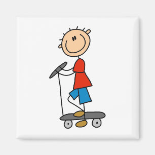 Íman Coloque o Figura no Patinete