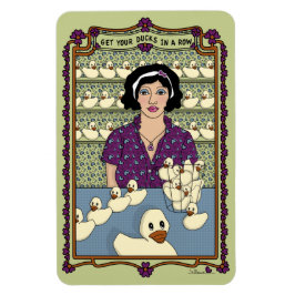 Íman Coloque Seus Patos Em Um Magneto De Refrigerador R