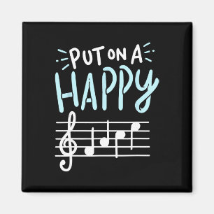Íman Coloque uma Cara Feliz Música - Professor de Músic
